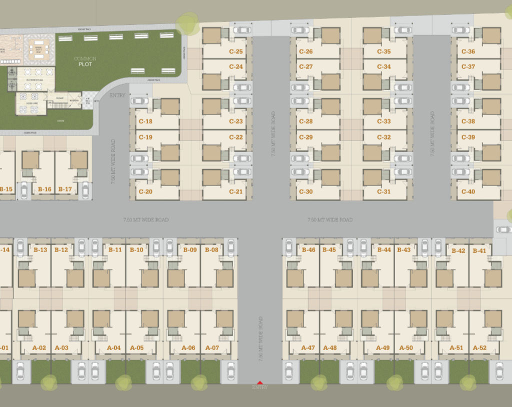 RED CORAL 52 -  LAYOUT PLAN